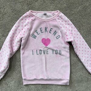 Cold Crush Pink Polka Dot Kids Sweatshirt